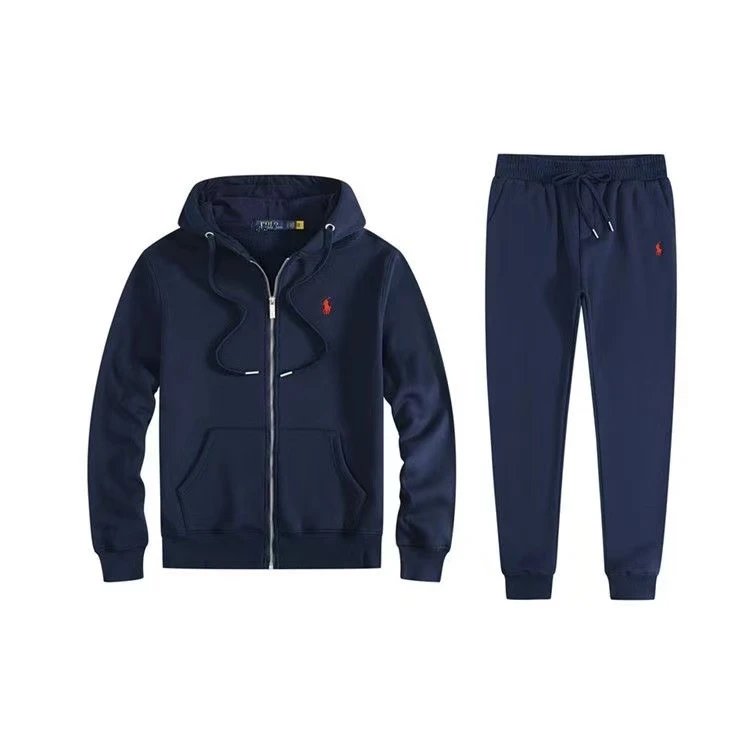 宝蓝色红标套装